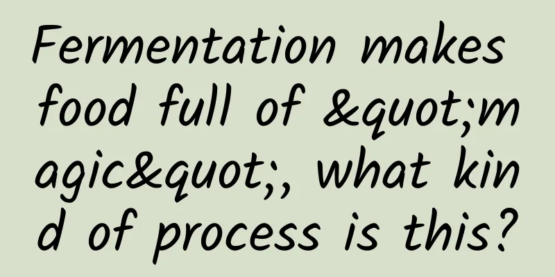 Fermentation makes food full of "magic", what kind of process is this?