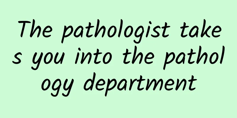 The pathologist takes you into the pathology department