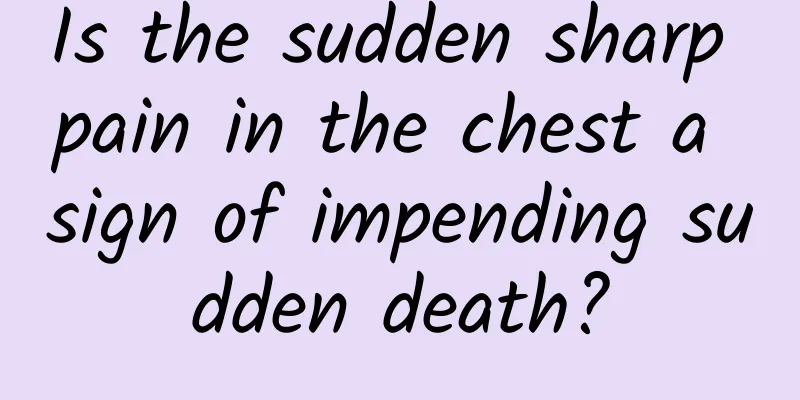 Is the sudden sharp pain in the chest a sign of impending sudden death?