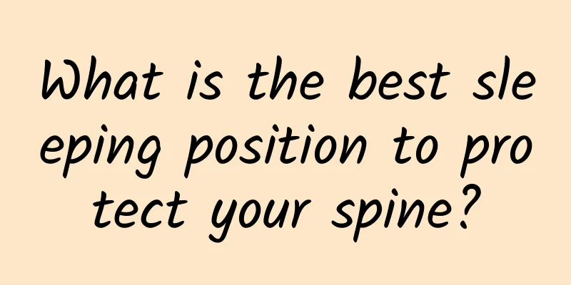 What is the best sleeping position to protect your spine?