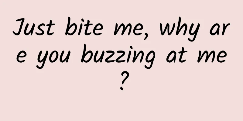 Just bite me, why are you buzzing at me?