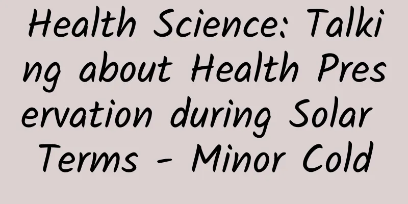 Health Science: Talking about Health Preservation during Solar Terms - Minor Cold