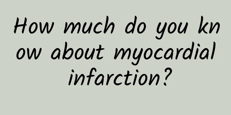 How much do you know about myocardial infarction?