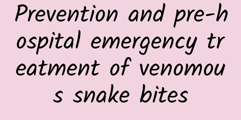 Prevention and pre-hospital emergency treatment of venomous snake bites