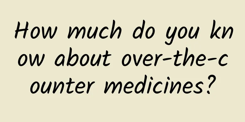 How much do you know about over-the-counter medicines?