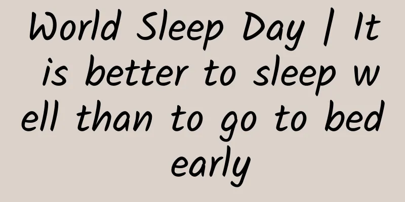 World Sleep Day | It is better to sleep well than to go to bed early