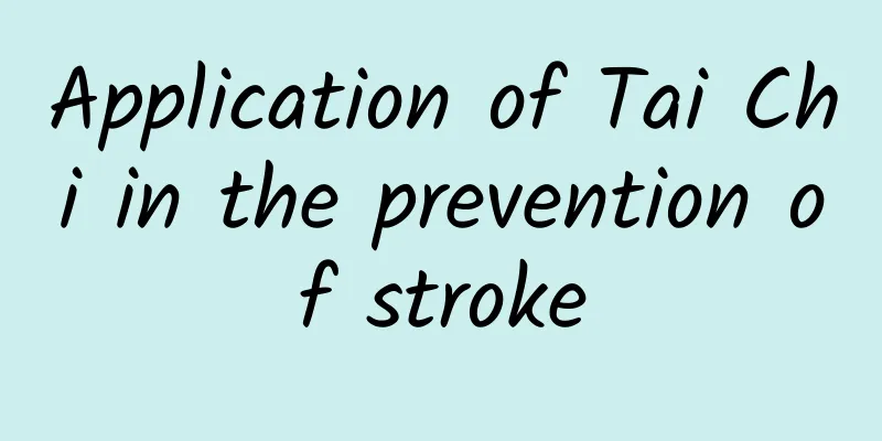 Application of Tai Chi in the prevention of stroke
