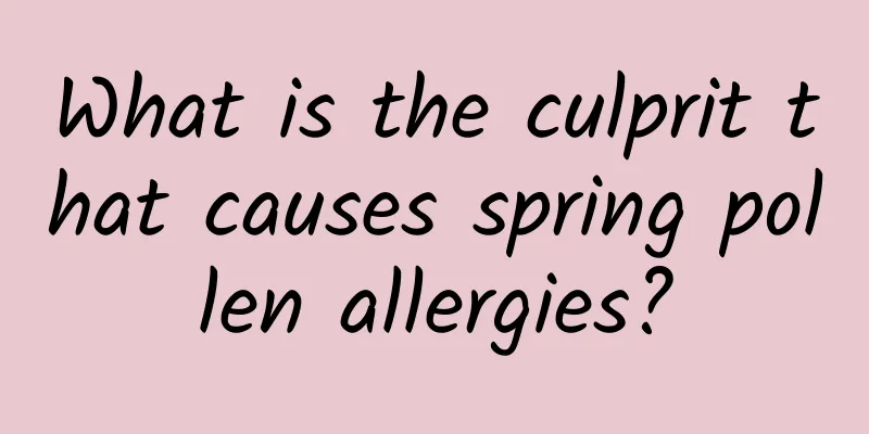 What is the culprit that causes spring pollen allergies?
