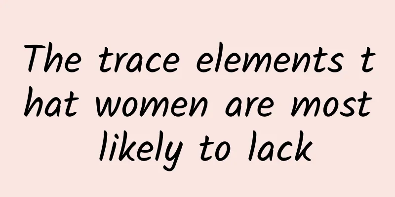 The trace elements that women are most likely to lack