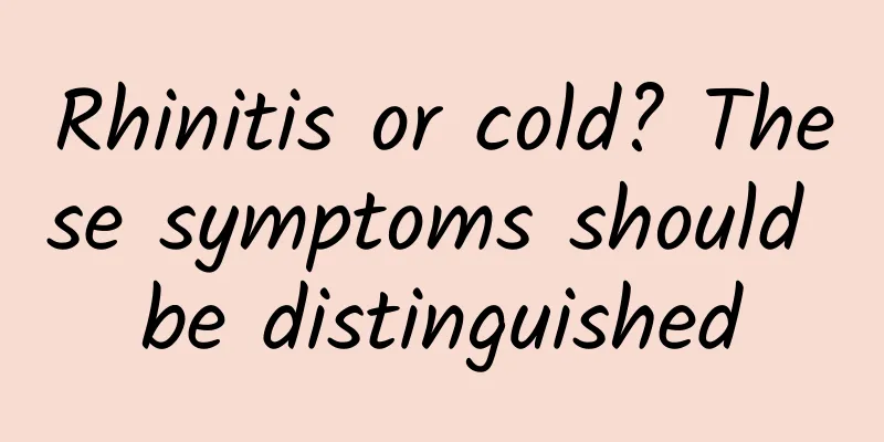 Rhinitis or cold? These symptoms should be distinguished