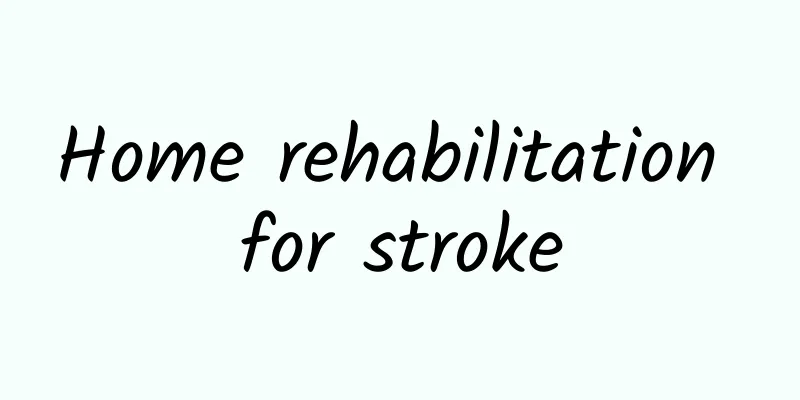 Home rehabilitation for stroke