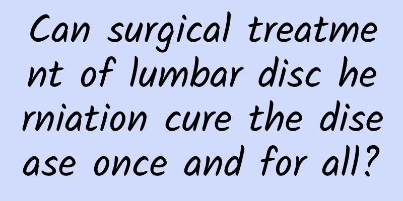 Can surgical treatment of lumbar disc herniation cure the disease once and for all?