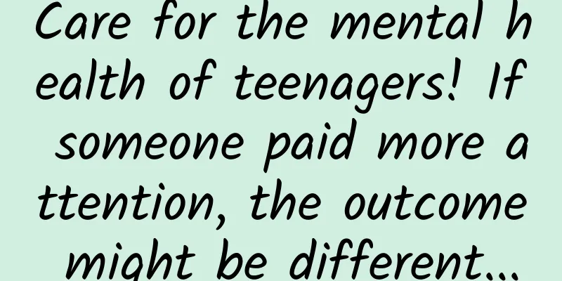 Care for the mental health of teenagers! If someone paid more attention, the outcome might be different...