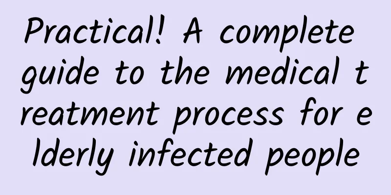 Practical! A complete guide to the medical treatment process for elderly infected people
