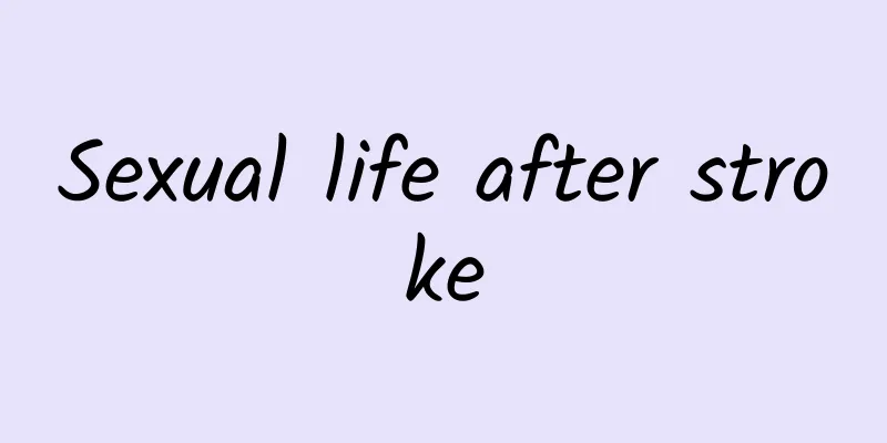 Sexual life after stroke