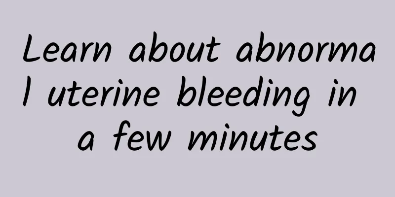 Learn about abnormal uterine bleeding in a few minutes