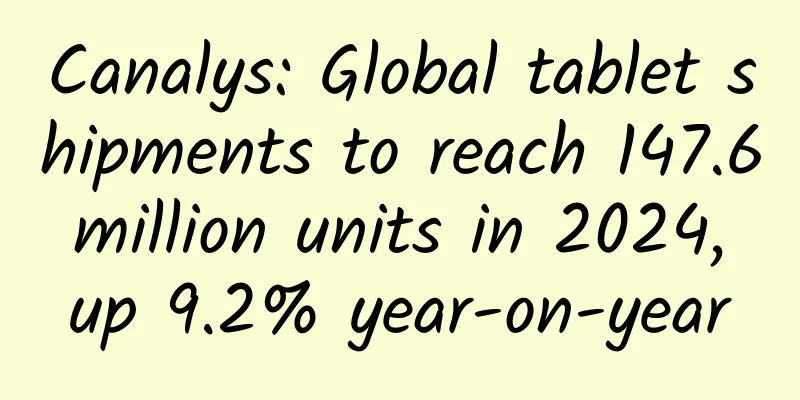 Canalys: Global tablet shipments to reach 147.6 million units in 2024, up 9.2% year-on-year