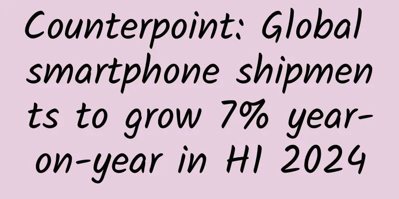 Counterpoint: Global smartphone shipments to grow 7% year-on-year in H1 2024