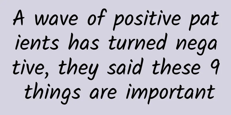A wave of positive patients has turned negative, they said these 9 things are important