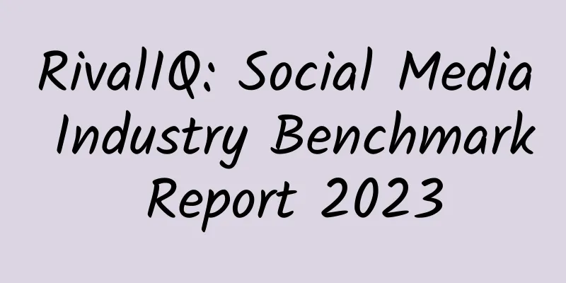 RivalIQ: Social Media Industry Benchmark Report 2023