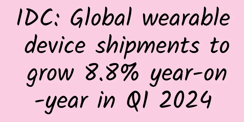 IDC: Global wearable device shipments to grow 8.8% year-on-year in Q1 2024