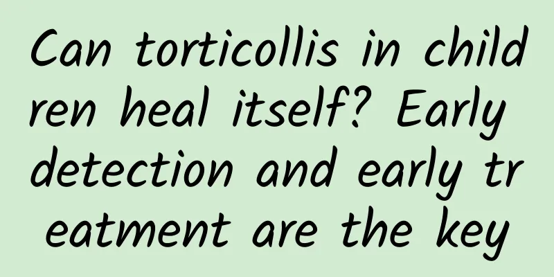 Can torticollis in children heal itself? Early detection and early treatment are the key