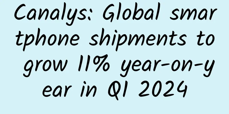 Canalys: Global smartphone shipments to grow 11% year-on-year in Q1 2024