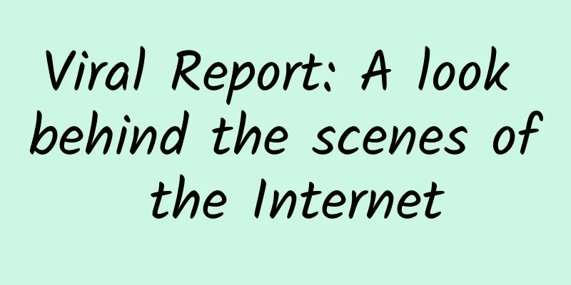 Viral Report: A look behind the scenes of the Internet
