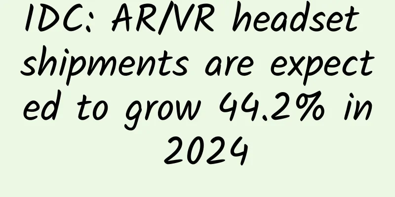 IDC: AR/VR headset shipments are expected to grow 44.2% in 2024