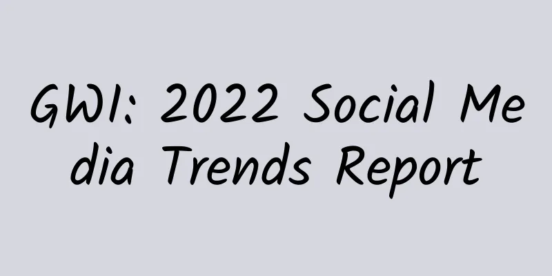 GWI: 2022 Social Media Trends Report