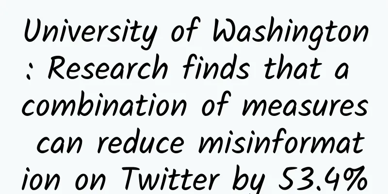 University of Washington: Research finds that a combination of measures can reduce misinformation on Twitter by 53.4%