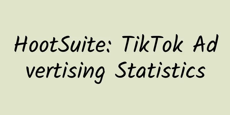 HootSuite: TikTok Advertising Statistics
