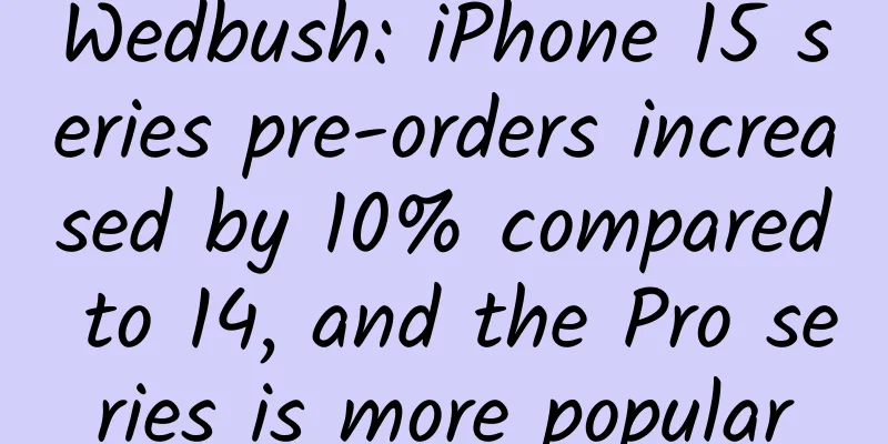 Wedbush: iPhone 15 series pre-orders increased by 10% compared to 14, and the Pro series is more popular