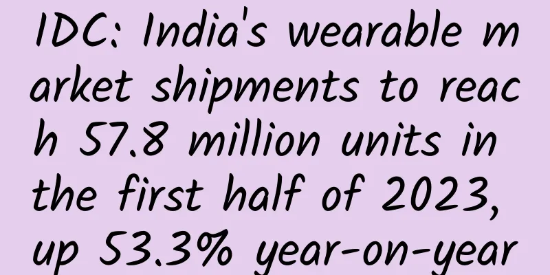 IDC: India's wearable market shipments to reach 57.8 million units in the first half of 2023, up 53.3% year-on-year