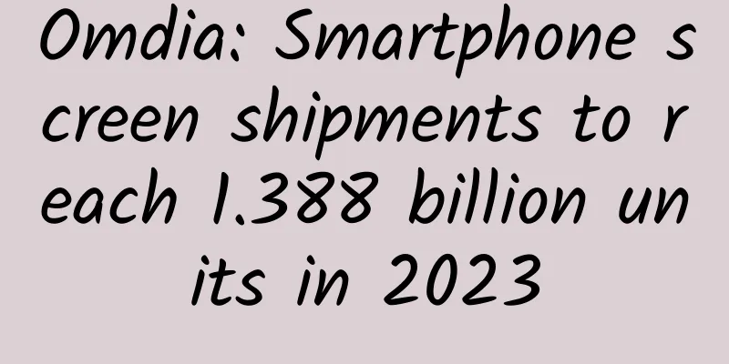 Omdia: Smartphone screen shipments to reach 1.388 billion units in 2023