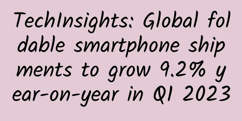 TechInsights: Global foldable smartphone shipments to grow 9.2% year-on-year in Q1 2023