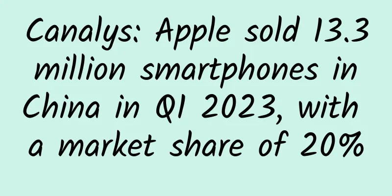 Canalys: Apple sold 13.3 million smartphones in China in Q1 2023, with a market share of 20%
