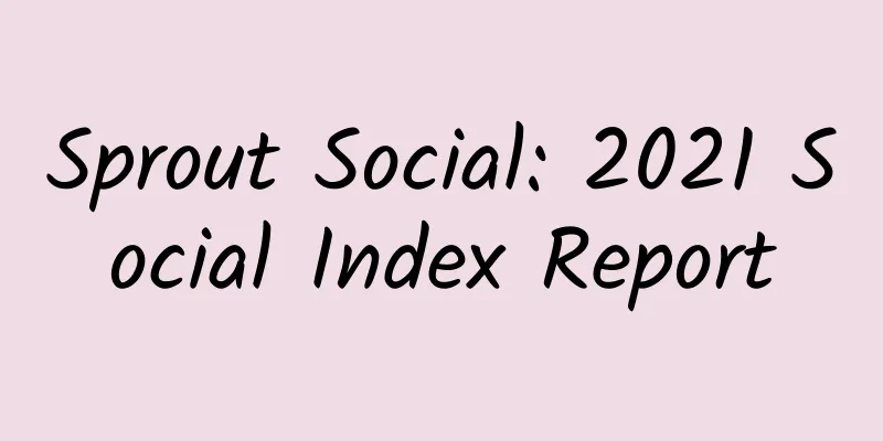 Sprout Social: 2021 Social Index Report
