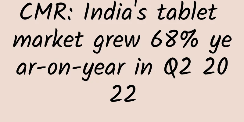 CMR: India's tablet market grew 68% year-on-year in Q2 2022