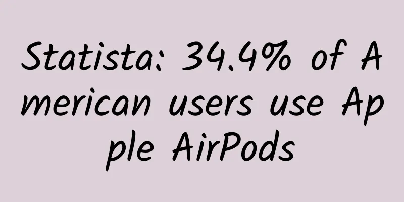 Statista: 34.4% of American users use Apple AirPods