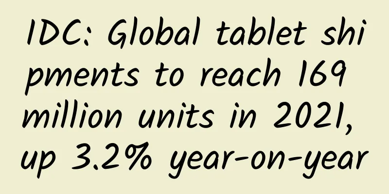 IDC: Global tablet shipments to reach 169 million units in 2021, up 3.2% year-on-year