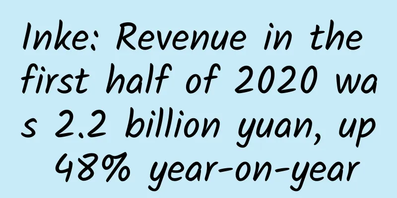 Inke: Revenue in the first half of 2020 was 2.2 billion yuan, up 48% year-on-year