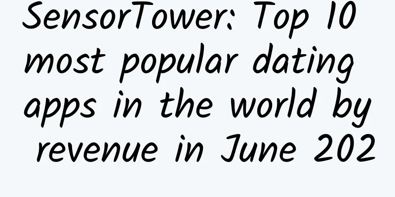 SensorTower: Top 10 most popular dating apps in the world by revenue in June 2020