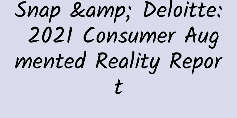 Snap & Deloitte: 2021 Consumer Augmented Reality Report