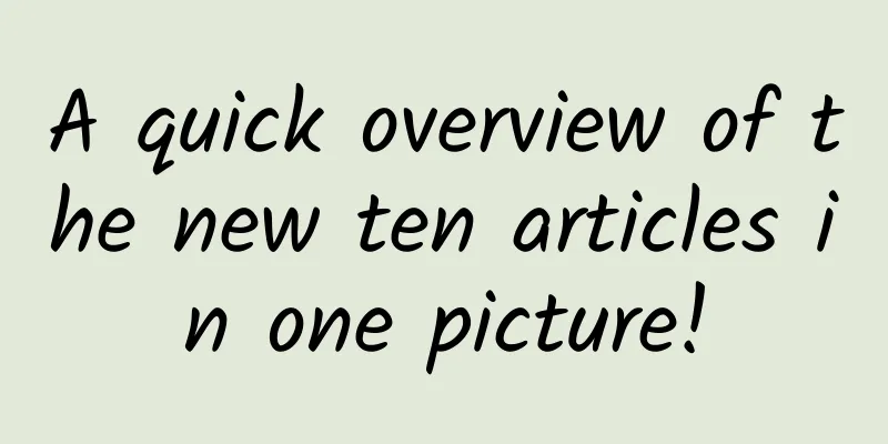 A quick overview of the new ten articles in one picture!