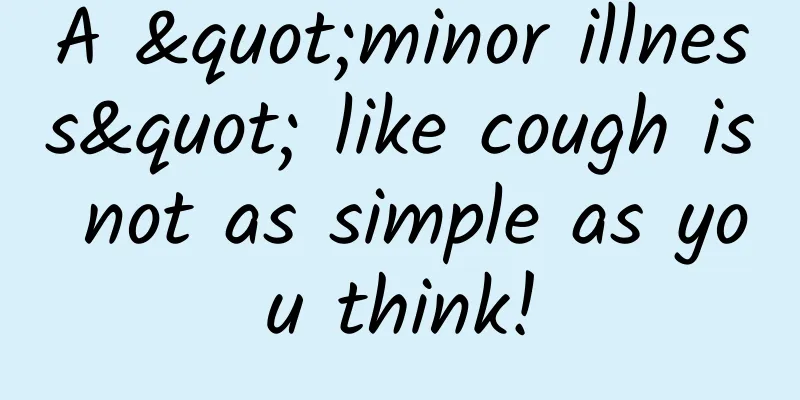 A "minor illness" like cough is not as simple as you think!