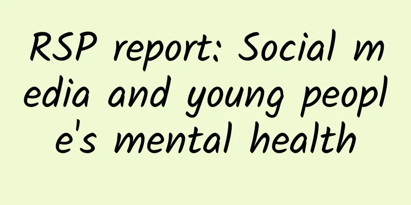 RSP report: Social media and young people's mental health
