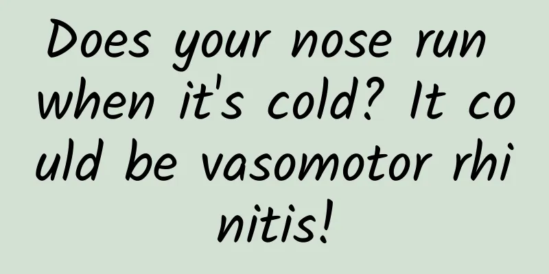 Does your nose run when it's cold? It could be vasomotor rhinitis!