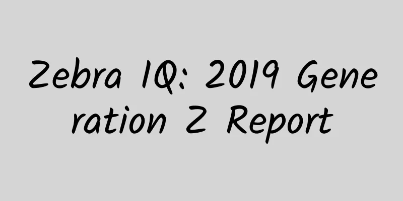 Zebra IQ: 2019 Generation Z Report