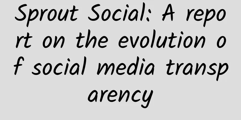 Sprout Social: A report on the evolution of social media transparency